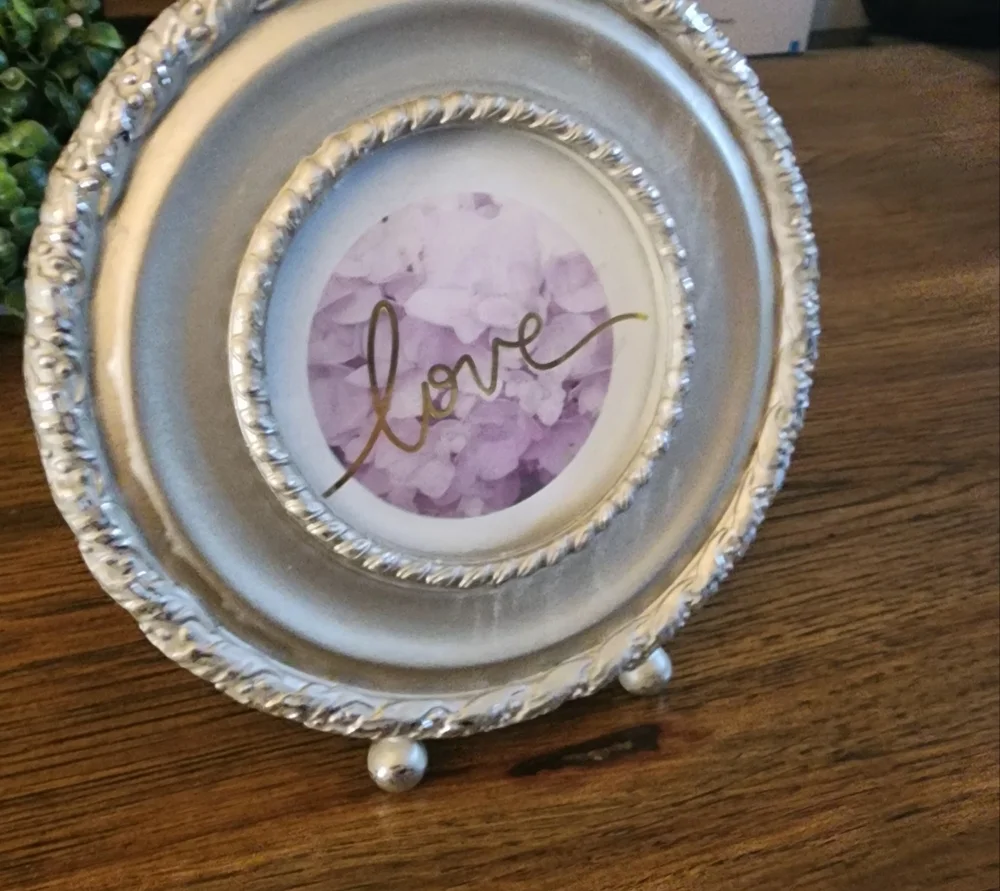 2pc Set of Round Braided Monochromatic Picture Frames - Picture 6 of 11